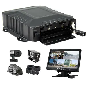 Hybrid mnvr cms fern überwachung auto sicherheits rekorder schulbus passagier zähler kamera 4ch 4g mobile dvr gps wifi hdd mdvr