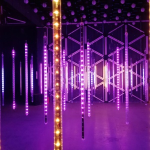 Orbisfly Kinetic Lighting 3D Tube Colorful Controlable Wedding Dj Club Concert Show Decoración Triangle Group Stage Lights - Product Image 3