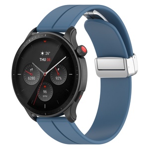 Correa de Reloj de Goma Personalizada de 20 mm para <span class=keywords><strong>Amazfit</strong></span> GTR <span class=keywords><strong>Mini</strong></span>, Correa de Reloj de Silicona para Reloj Inteligente <span class=keywords><strong>Amazfit</strong></span> <span class=keywords><strong>GTS</strong></span> <span class=keywords><strong>2</strong></span> - Product Image 1