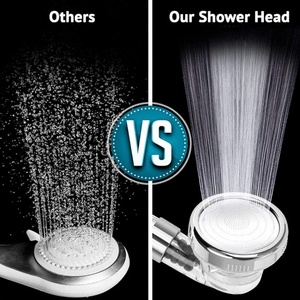 Water Saving Pressure Shower <b>Spray</b> Head with 3 Modes Powerful Flow Handhold Bathroom Shower Head with Beads Filter Hose <b>Set</b> - Product Image 5