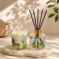 Coffret Cadeau Luxe Personnalisé Parfum d'Ambiance Diffuseur à Bâtonnets Bougie Parfumée Boîte Cadeau OEM/ODM Marque Privée Export Direct Usine
