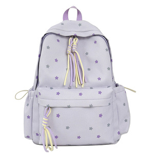 New fresh cute <b>backpack</b> with polka dots lightweight <b>large</b> capacity <b>Backpacks</b> - Product Image 3