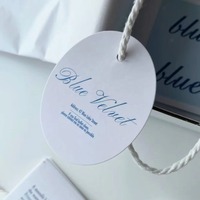 Etiquetas de Papel Blanco Impresas con Logotipo Personalizado, Etiquetas Rectangulares Largas para Ropa, Etiquetas de Marca para Prendas de Vestir, Venta al por Mayor Personalizada