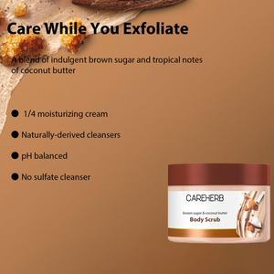 Exfoliante Corporal de Azúcar Moreno y Manteca de Coco Orgánico de Marca Privada al por Mayor, Restaura la Piel, Suaviza la Piel - Product Image 3