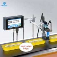 Máquina de Codificación en Línea 4POLETECH para Línea de Producción, Fecha de Caducidad, Logotipo, Código de Barras, Código QR en Alimentos, Máquina de Marcado de Artículos de Uso Diario