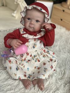 Poupée Reborn de luxe Hales de 18 pouces, jeune Joseph <span class=keywords><strong>Troll</strong></span>, en silicone, <span class=keywords><strong>jouet</strong></span> en peluche pour fille, musulman, sûr, prototype de bébé, pull-over - Product Image 6