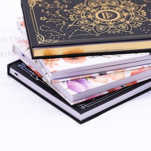 2026 Dear Diary papel de impresión personalizado Tapa dura A5 <span class=keywords><strong>diario</strong></span> cuadernos de escritura Rosa planificador semanal de boda libros de notas con borde dorado - Product Image 6