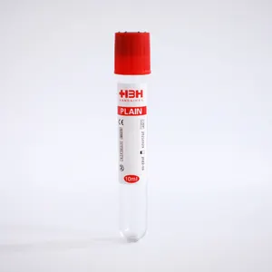 Medical No Additive Blood Collection Plain Tube Used for Collecting and Holding Blood Specimen Plain Tube Tops