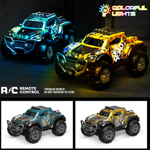 <span class=keywords><strong>Voiture</strong></span> <span class=keywords><strong>télécommandée</strong></span> Dwi Dowellin, voitures RC lumineuses 2.4Ghz avec feux de carrosserie et phares, camion monstre tout-terrain tout-terrain 20 <span class=keywords><strong>KM</strong></span>/<span class=keywords><strong>H</strong></span> - Product Image 4