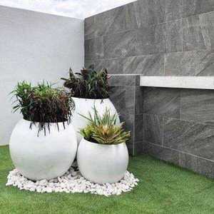 Ventes en gros de jardinières en fibre de verre de qualité supérieure, écologiques, grands pots à fleurs pour la maison, le balcon, l'intérieur et l'extérieur - Product Image 4