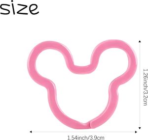 Llaveros creativos coloridos de metal, llaveros planos para bricolaje, decoración del hogar, oficina, coche, organizador, dijes - Product Image 3