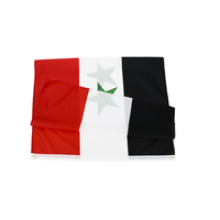 Drapeaux de la Syrie de haute qualité promotionnels, drapeau national syrien 3x5 pieds