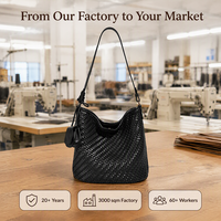Nouveau Sac à Main Tendance Personnalisé pour Femme, Sac Bandoulière Classique de Luxe Fait Main, Sacs à Épaule Tissés pour Dames