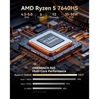 Mini PC para Juegos Gmktec Ryzen 7640hs 16gb Ddr5 512gb Nvme Ssd Doble Nic Lan 2.5gbe Wifi 6e Bt5.2 Usb4