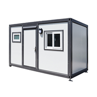 Solution de bureau portable pour villas avec construction en acier et panneaux sandwich