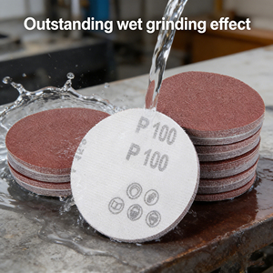 Red High Sanding Discs 125mm | 5-inch PSA Hook Loop | Silicon Carbide Grit P60-P800 | OEM/ODM | 3-Year Warranty | for - Product Image 5