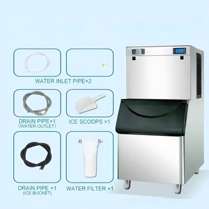 เครื่องทำน้ำแข็งเย็นด้วยน้ำใช้ในเชิงพาณิชย์ความจุขนาดใหญ่สำหรับร้านอาหารร้าน<span class=keywords><strong>เครื่องดื่ม</strong></span>ชานมอัตโนมัติ - Product Image 2