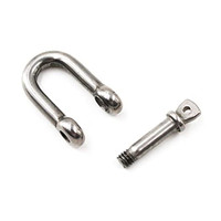 (M4-M32) Matériel De Gréement Manille Forgée 304/316 En acier inoxydable D Manille avec Broche À Vis