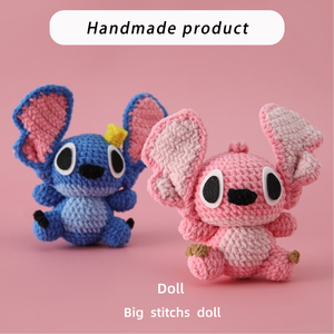 Muñecos de Caja Sorpresa de Lana de Alta Calidad, Ecológicos y Adorables, Muñecos de Ganchillo Grandes de Shi Di Zai, Colgantes para Llaves de Coche para Mochilas Escolares de Niñas - Product Image 1