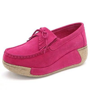 Chaussures plates décontractées pour femmes en cuir blanc à semelle épaisse, bout peu profond, plateforme peu profonde, chaussures Mujer pour l'été - Product Image 5