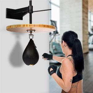 Entraînement de <span class=keywords><strong>boxe</strong></span> Planche de bois dur de 1.2 pouces d'épaisseur Cadre en acier robuste <span class=keywords><strong>Kit</strong></span> de plate-forme de sac de vitesse réglable avec sac de vitesse pivotant - Product Image 6
