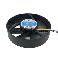 Ventilateur à flux réversible 120x28mm 12V 24V DC ventilateur rond Axial pour les unités d'échange de chaleur en céramique