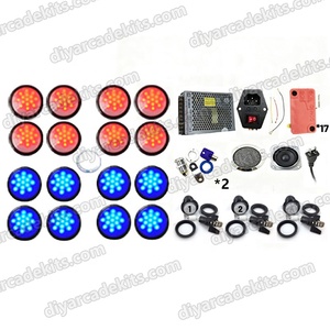 Máquina de Juego Arcade Operada con Monedas, Juego de Luz Interactiva para 2 Jugadores, Chaos <span class=keywords><strong>Strike</strong></span>-a-Light, Naughty Beans, Equipo de Entretenimiento, Kit DIY - Product Image 4