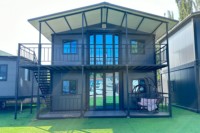 Prix d'usine – Maison conteneur à deux étages de 20 pieds avec design moderne pour bureau, atelier et logement
