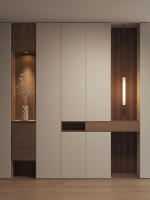 Mueble de Entrada, Mueble de Salón, Estante de Almacenamiento de Madera Maciza Multicapa de Gran Capacidad, Mueble de Entrada de Lujo para Zapatos