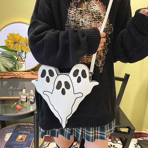 จัดส่ง<span class=keywords><strong>ฟรี</strong></span>กระเป๋าถือหนังแฟชั่น2024สำหรับผู้หญิงกระเป๋าถือทรง<span class=keywords><strong>ผี</strong></span>ฮาโลวีนออกแบบได้ตามต้องการ - Product Image 3