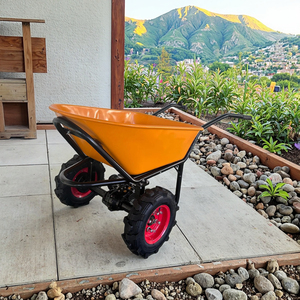 कृषि और निर्माण के लिए पतला घरेलू यूनिकेसाइकिल व्हीलबारो का इस्तेमाल रेत अपशिष्ट इलेक्ट्रिक टिपर व्हीलबारो - Product Image 5