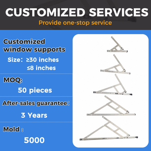 Cerniera a Braccio con Frizione in Acciaio Inox Moderna, Nuova Cerniera Superiore per Finestre a Battente e Porte, Progettata per Finestre - Product Image 2