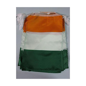Offres Spéciales Côte d'Ivoire Côte d'Ivoire 10 Mètres 30 pièces Drapeau à cordes Bunting 8.8 ''X 5'' d'Ivoirien pour décoration nationale - Product Image 1