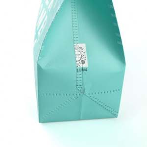 Sac isotherme non tissé enduit pour plats à emporter, sac d'emballage alimentaire tridimensionnel respectueux de l'environnement - Product Image 4