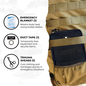Kit Médico Individual Portátil Impermeable con Certificación CE Ori-Power, Kit Táctico IFAK Chase, Recarga Médica Básica para Supervivencia y Camping - Product Image 6