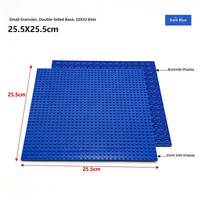 Juego de Bloques de Construcción de Base Doble de 32*32 Piezas, Compatible con las Principales Marcas