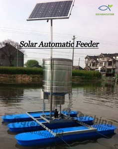 Mangeoire solaire haute efficacité pour poissons, machine d'alimentation pour poissons, étang à haute efficacité, vente - Product Image 1