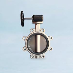 JRVAL D71-PL Usine de fonderie interne, poignée de vanne papillon à engrenage manuel avec revêtement en VITON EPDM pour les équipements de plomberie - Product Image 2