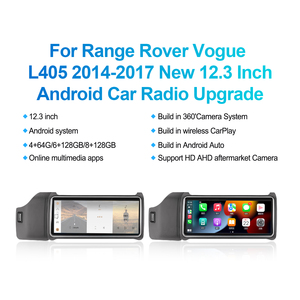 Navihua Écran tactile 12,3'' Navigation GPS sans fil CarPlay Radio multimédia Android pour Range Rover Vogue L405 2013-2017 - Product Image 5