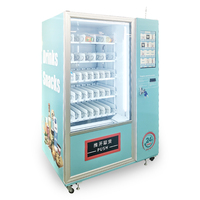Distributeur automatique de boissons et de collations Brenu Bulk Commercial avec code QR, écran tactile, gestion cloud et SDK