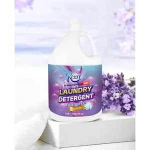 Produk pembersih rumah tangga Formula baru kustom ramah lingkungan 3,8l cairan deterjen cucian efek penuh untuk mencuci semua pakaian