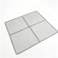 Plateau en treillis métallique soudé en acier inoxydable sur mesure pour accessoire de sécheuse à plateaux