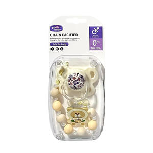 Chaîne de sucette pour bébé de qualité alimentaire confortable en gros, nourrir en toute sécurité le bébé avec des fruits frais, sucette en silicone pour bébé - Product Image 6