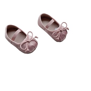 Nouvelles chaussures de marche souples pour bébés, style princesse coréenne, à enfiler pour filles, avec talon élastique anti-chute, vente en gros - Product Image 6