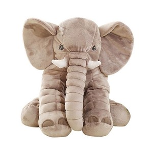 Peluche personnalisée, adorable éléphant géant en peluche, poupée personnalisée avec tissu en peluche doux pour le confort des enfants, cadeau de naissance - Product Image 1