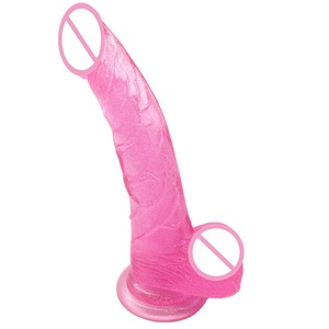 Dildo prodotto per adulti giocattolo per adulti di alta qualità Dildos da <span class=keywords><strong>uomo</strong></span> morbido e grande iniezione di TPE gelatina Dildo per la masturbazione femminile giocattoli sessuali - Product Image 5