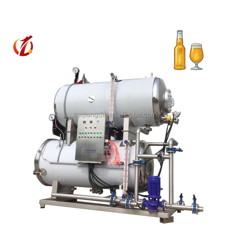 Casual Foods New PLC Pump Microwave Retort Motor Automatic Horizontal Autoclave Sterilizer for Restaurant Use Foods Sterilizer
