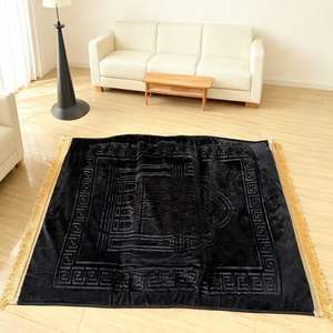 Alfombra de Oración Islámica de Lujo con Espuma Viscoelástica, Alfombra de Oración Turca Tribal Islámica de Lujo, Regalo Perfecto para Ramadán - Product Image 1