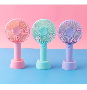 N9 Rechargeable Handheld Mini Fan USB for Home & Car Use Three-Speed Cooling Portable <b>Battery</b> <b>Operated</b> - Product Image 2