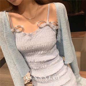 3.6*10.5cm Coreano <span class=keywords><strong>arco</strong></span> spilla di strass corda rotonda intarsiato di diamanti fiore fibbia con pin decorazione FAI DA TE accessori di abbigliamento - Product Image 6